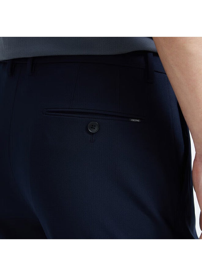 Joeone Men's Casual Pants Autumn And Winter Season Easy-care Elastic Business Straight-leg Pants Autumn Men - Image 2