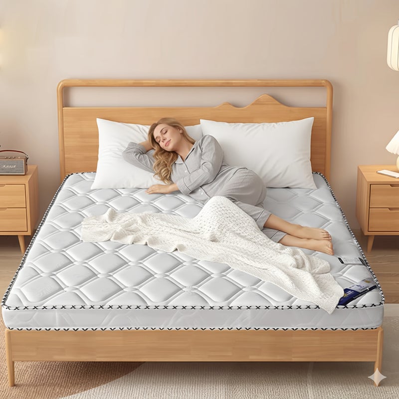 شاربدو جوز الهند خنور حصيرة فراش طبيعي 150 * 200 سم المنزلية الصلبة حصيرة حماية العمود الفقري لاتكس حصيرة قابلة للطي غرفة النوم جوز الهند خنور حصيرة 8 سم سمك - Image 3