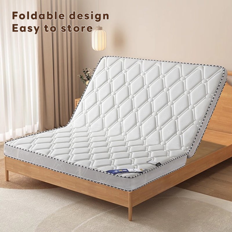 شاربدو جوز الهند خنور حصيرة فراش طبيعي 150 * 200 سم المنزلية الصلبة حصيرة حماية العمود الفقري لاتكس حصيرة قابلة للطي غرفة النوم جوز الهند خنور حصيرة 8 سم سمك - Image 4