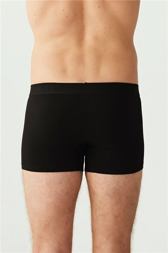 U.S. Polo Assn. BASE. Polo Assn. Men's Black 3-Piece Boxer