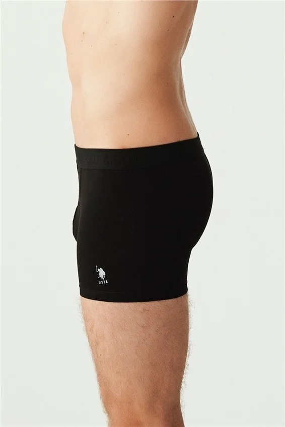 U.S. Polo Assn. BASE. Polo Assn. Men's Black 3-Piece Boxer