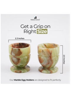 RADICALn Egg Holder Green Handmade Marble  Used for Boiled Eggs Or Hard Boiled Egg Cups For Kitchen Table - pzsku/ZA77EC172480C910EF1F9Z/45/_/1727942046/32c47c0d-7d4a-43c9-90b4-4b59132cef74