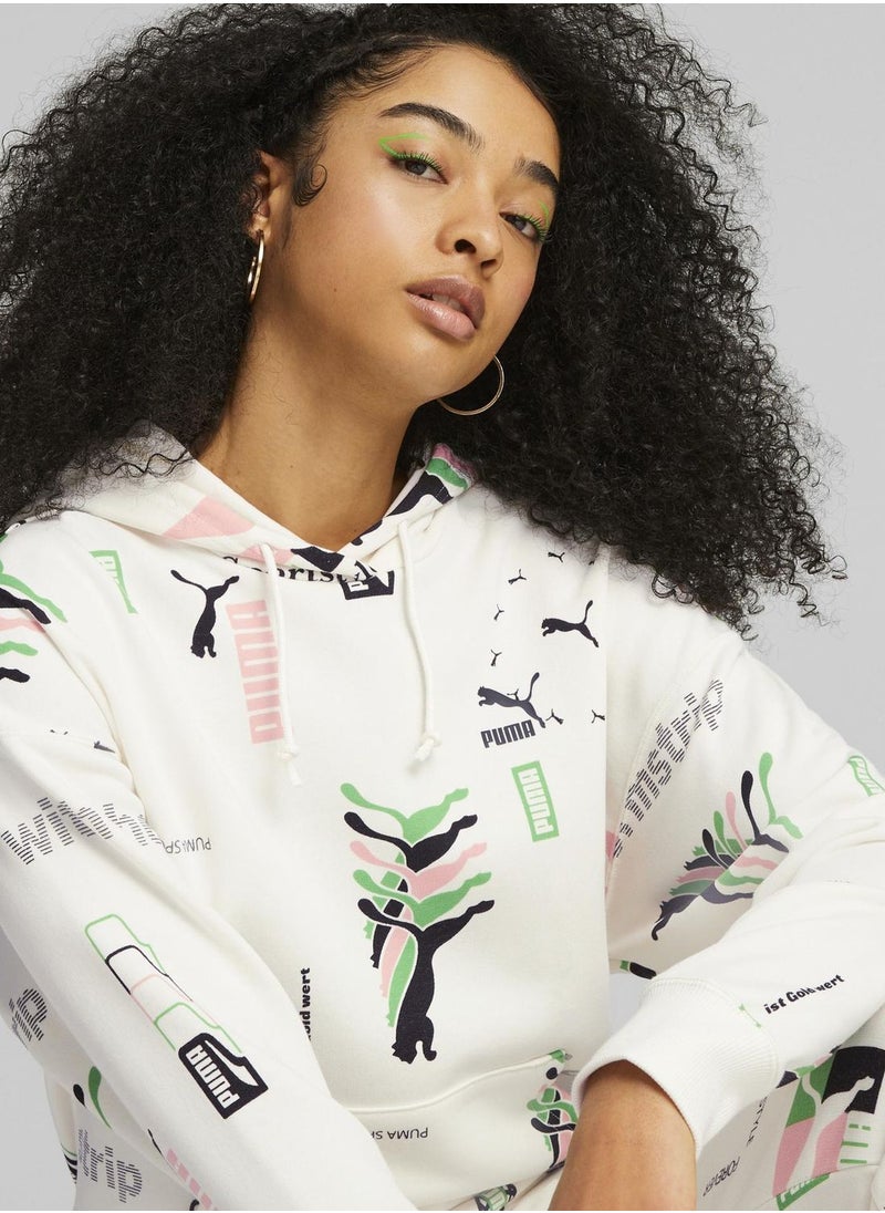 PUMA - Classics Aop Brand Love Hoodie - Image 1