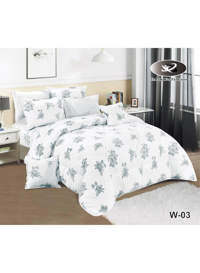 Alice | Floral  Twin bedding set 8 pieces - Image 1