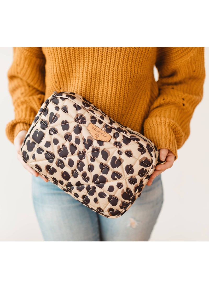 TWELVElittle - Twelvelittle Fashion Diaper Bag Clutch - Leopard - Image 1