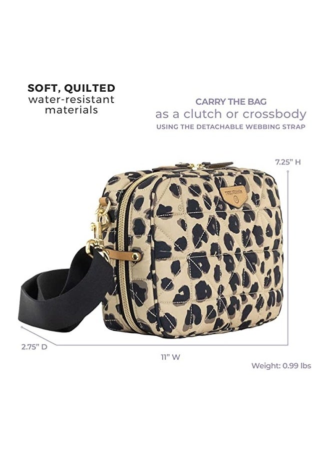 TWELVElittle - Twelvelittle Fashion Diaper Bag Clutch - Leopard - Image 1