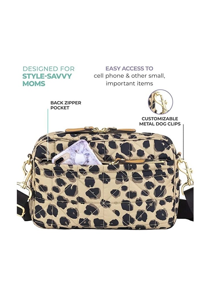 TWELVElittle - Twelvelittle Fashion Diaper Bag Clutch - Leopard - Image 1