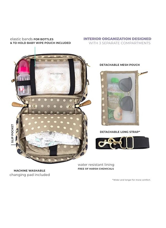 TWELVElittle - Twelvelittle Fashion Diaper Bag Clutch - Leopard - Image 1