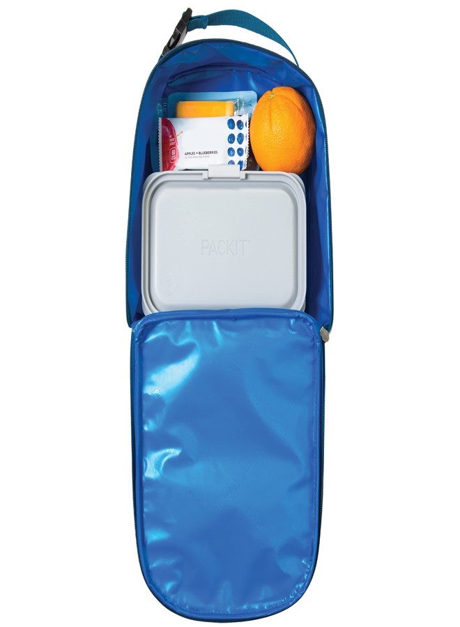 PackIt® Freezable Playtime Lunch Box, Spaceman, Built with EcoFreeze® Technology, Collapsible, Reusable, Zip Closure With Buckle Handle, Perfect for Keeping Lunches Fresh Large - Image 4