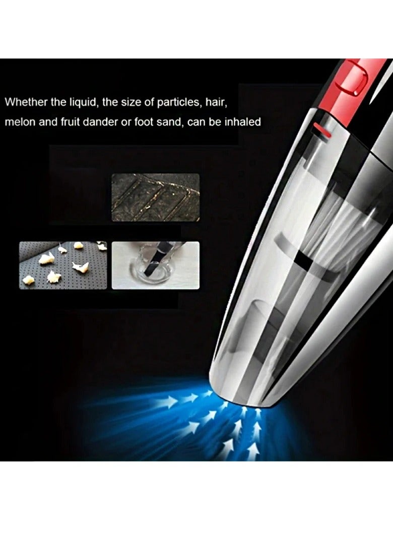 AROAQ Car Vacuum, Portable Wireless Vacuum Cleaner, Rechargeable Handheld Portable Auto Vacuum Cleaner, High Suction Power Quick Charging Cordless Duster For Home Office Car, (1pc) - Image 5