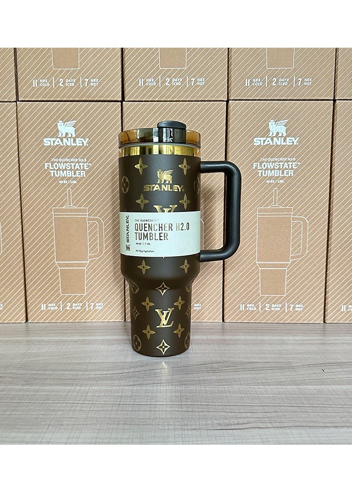 Stanley - Stanley Quencher H2.0 Stainless Steel Vacuum Insulated Tumbler with Lid and Straw for Water, Iced Tea or Coffee, Smoothie and More,  40oz/1.18L - Image 1