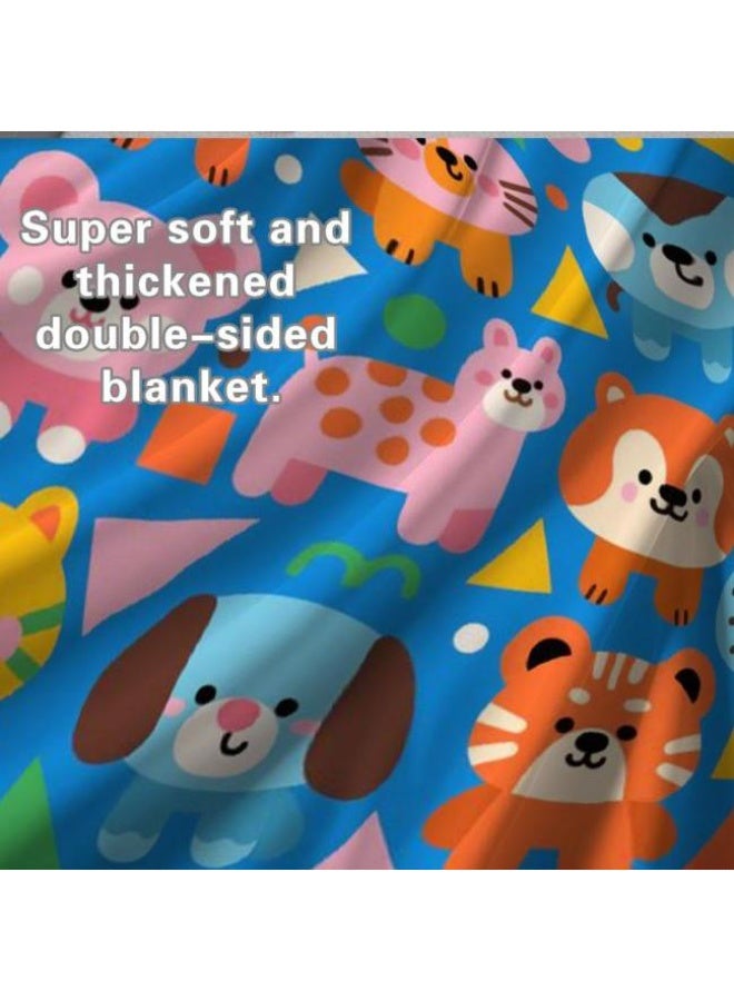 general Baby and children's cartoon flannel thin blanket (warm and comfortable, suitable for sleep, game use) 70cm*100cm - Image 5