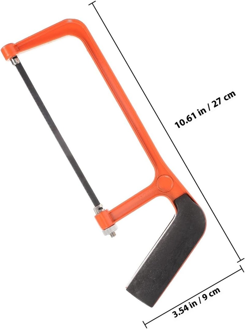 COLLBATH Mini Hacksaw Hand Saw with Aluminum Frame, 6-inch Compact Pruning Saw for Wood, Metal, and Plastic Cutting, Garden and DIY Tool for Home Use - Image 2