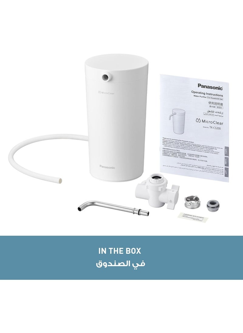 باناسونيك خرطوشة فلتر مياه لتنقية 12000 لتر من باناسونيك، لون أبيض، موديل TK-CS200  - Image 3