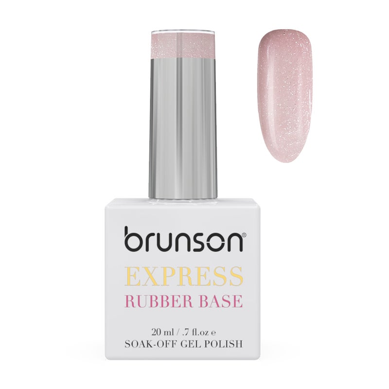 brunson TPO free Rubber Base Gel polish 20ml Soak Off Base Coat for Nail Strengthening Long Lasting Gel Polish Base for Chip Free Shine Brittle Nails UV Rubber base Russian manicure Non Yellowing salon manicure - Image 1