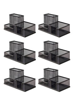 PARTNER 6-Piece Desk Organizer Metal Black Colour  - Image 1