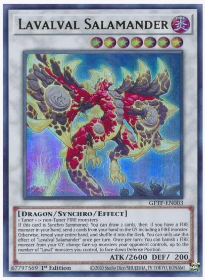 Lavalval Salamander - GFTP-EN003 - Ultra Rare - 1st Edition