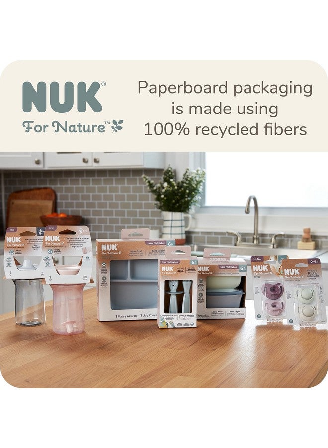 NUK for Nature Suction Plate and Lid, Leak-Proof Lid, Microwave, Freezer, & Top Rack Dishwasher Safe, BPA & Latex-Free, Pack of 1 - Image 4