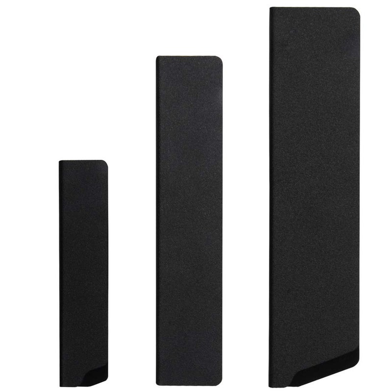 MLGB 3  Piece Universal Knife Edge Guards Set  8 Inch 6Inch 5InchesKnife Sleeve for Chefs Knife Cleaver  Plastic  Felt