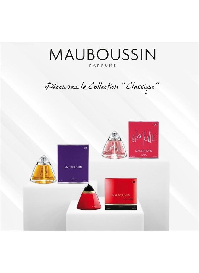 MAUBOUSSIN A La Folie 100ml (3.3 Fl Oz) - Eau de Parfum for Women - Floral & Oriental Scents  - Image 2