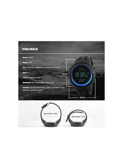 SKMEI SKMEI 1251 Men's Digital Sports Watch Silicone Rubber Strap Wristwatch - Blue  - Image 1