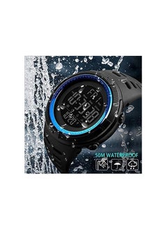SKMEI SKMEI 1251 Men's Digital Sports Watch Silicone Rubber Strap Wristwatch - Blue  - Image 2