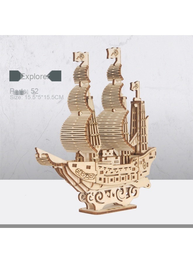 ألعاب تركيب ثلاثية الأبعاد من الخشب للأطفال