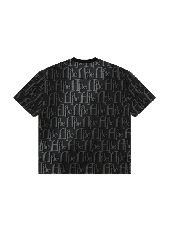 AAPE Moonface logo monogram tee