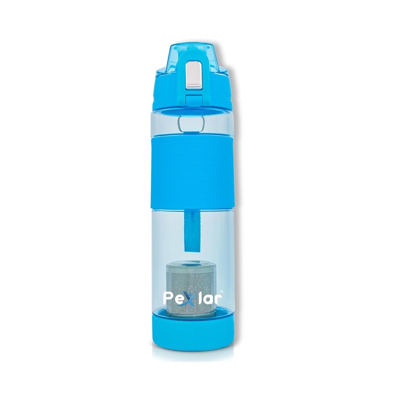 Pexlar Alkaline Water Filter Bottle Alkaline Water Generator Blue 650 ml BPA Free - Image 1