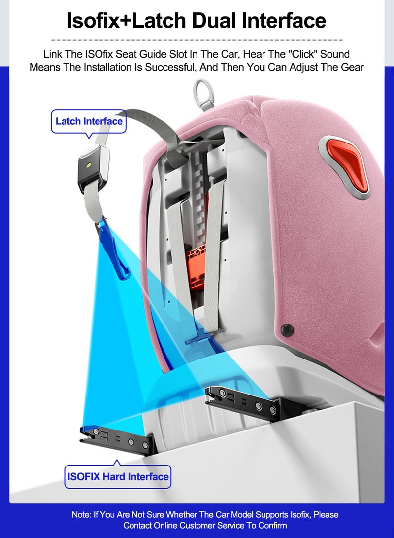 MaBaby Multifunctional Baby Car Seat 360° Rotation Safety Seats Suitable From 0 Months-12 Years With Footrest - Image 3