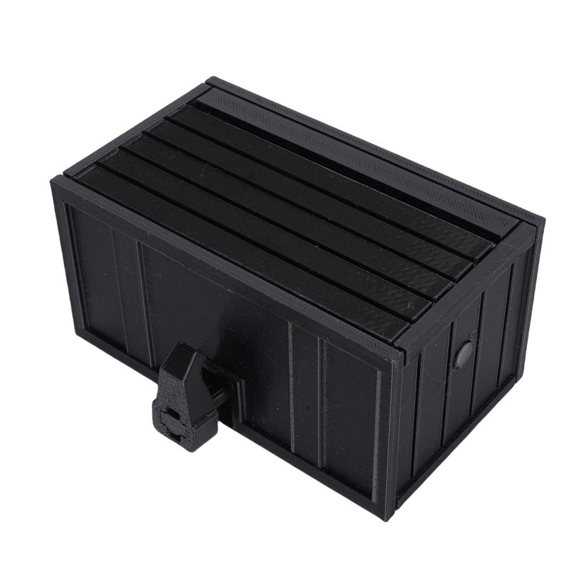 Wall Mounted Key Holder Plastic Car Garage Key Holder with Opening Door for Entryway Hallway Living Space - Image 3