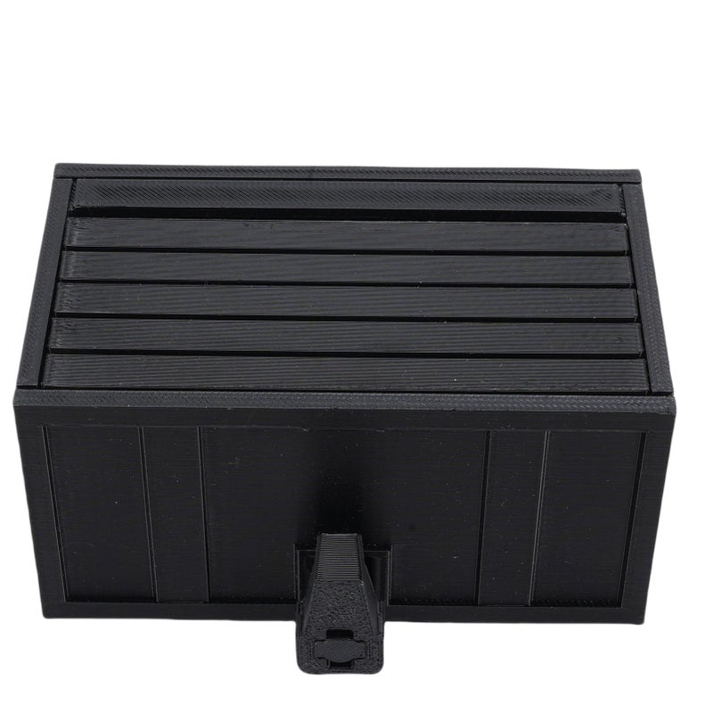 Wall Mounted Key Holder Plastic Car Garage Key Holder with Opening Door for Entryway Hallway Living Space - Image 2
