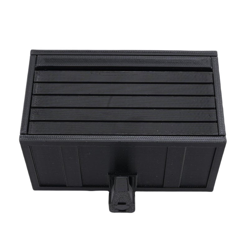 Wall Mounted Key Holder Plastic Car Garage Key Holder with Opening Door for Entryway Hallway Living Space - Image 1
