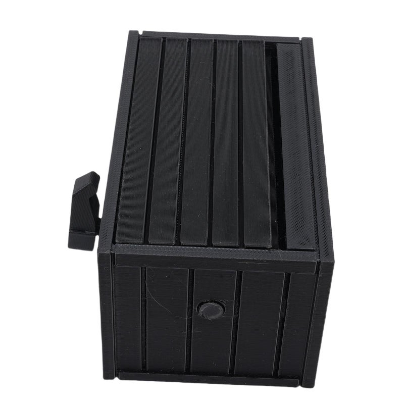 Wall Mounted Key Holder Plastic Car Garage Key Holder with Opening Door for Entryway Hallway Living Space - Image 4