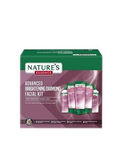 Nature's Essence Advanced Brightening Diamond Facial Kit 452Gm For Skin Shining & Bright  - Image 1
