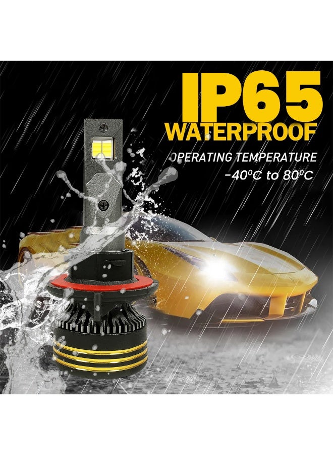 SPIDER H13 LED Headlight Bulbs 130W 15000LM, Spider Plus Super-Focused Beam, 6500K Cool White, IP65 Waterproof, 12V–24V, Plug and Play Replacement (2 Piece) - Image 3