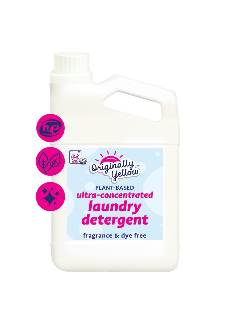 Originally Yellow Organic Plant Based Fragrance Free Laundry Detergent - Image 1