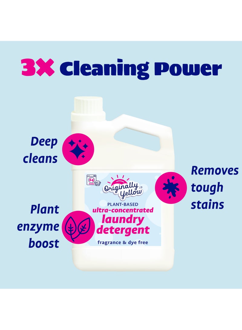 Originally Yellow Organic Plant Based Fragrance Free Laundry Detergent - Image 2