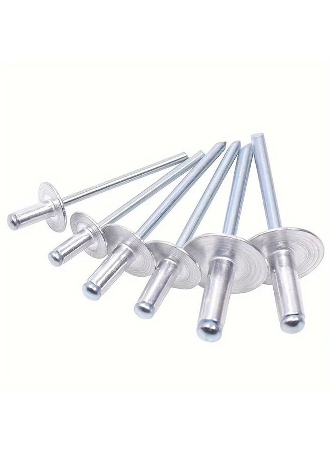 100pcs 3 16 X 5 8 Inch Large Aluminum Flanged Rivets Round Head Blind Rivet Set For Sheet Pipe And Marine Works - Image 2