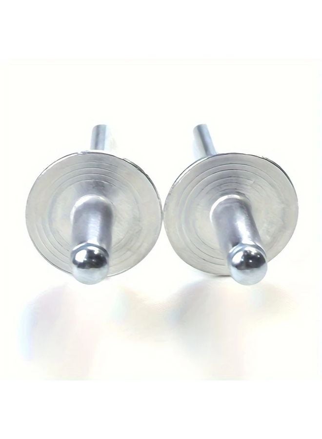 100pcs 3 16 X 5 8 Inch Large Aluminum Flanged Rivets Round Head Blind Rivet Set For Sheet Pipe And Marine Works - Image 3