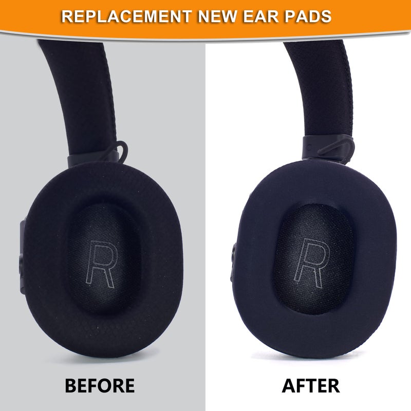 defean BlackShark V3 Cooling Gel Earpads and Mic Foam Replacement Ear Pads Ear Cushions Compatible with Razer BlackShark V3 / V3X Wireless ANC Gaming Headset(Do Not Fit Razer BlackShark V3 Pro) - Image 4