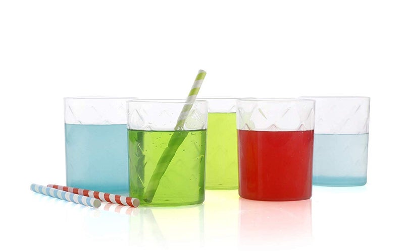 HaRvic HaRvic Magic Glass MocktailJuice Glass Set Unbreakable Fibre Carbon Polycarbonate Polymer 300 ml Set of 6  - Image 2