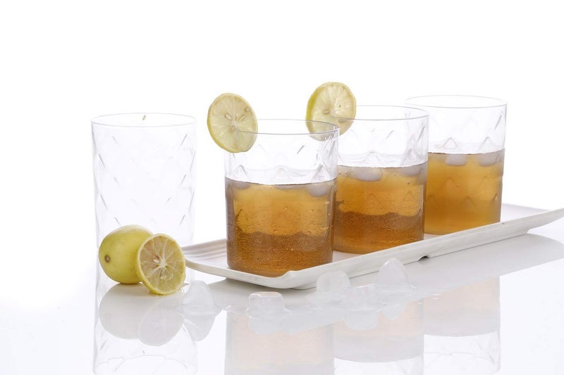 HaRvic HaRvic Magic Glass MocktailJuice Glass Set Unbreakable Fibre Carbon Polycarbonate Polymer 300 ml Set of 6  - Image 3