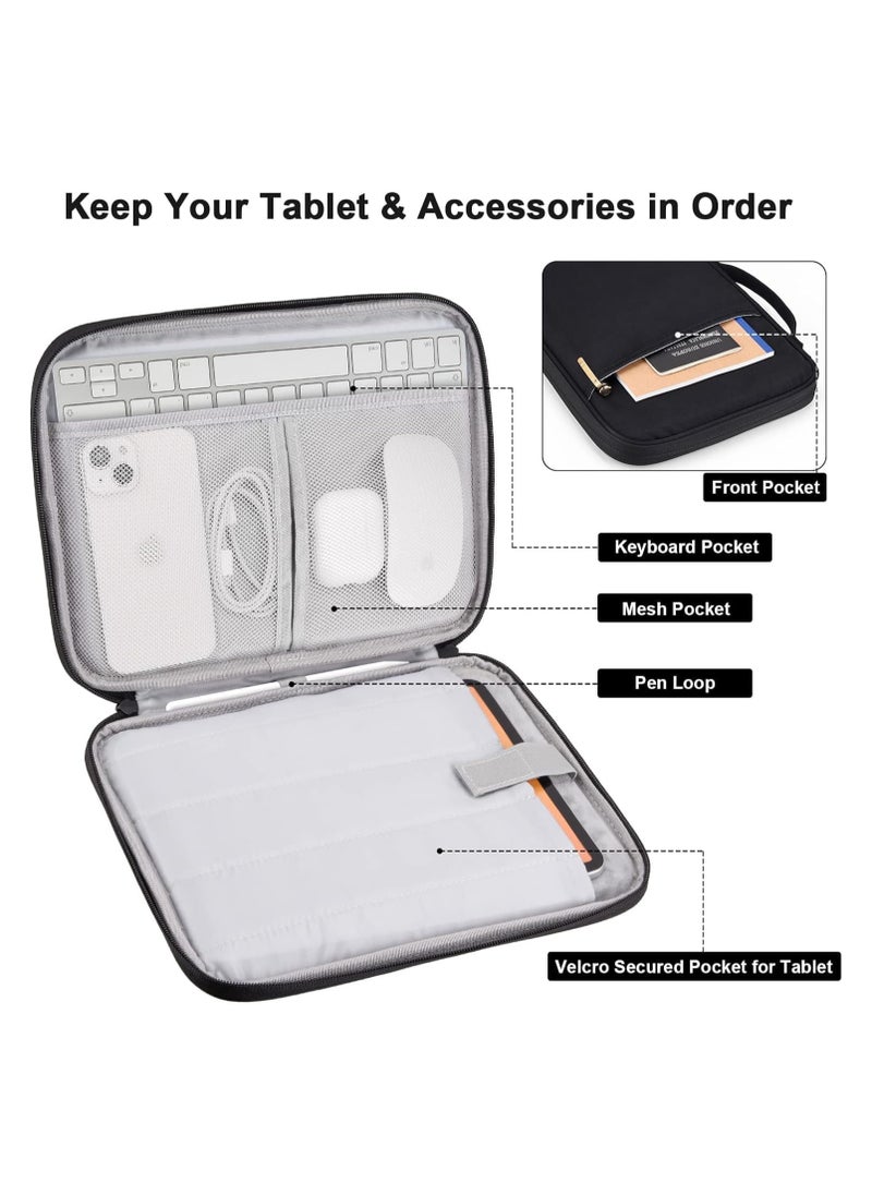 GUDOO Carrying Case Bag, Tablet Sleeve Case for 13 inch New iPad Pro 13 in M2 2024/iPad Air 13 in M2 2024, Galaxy Tab S9+/S8+ Protective Bag, Fit Apple Smart Keyboard  - Image 3