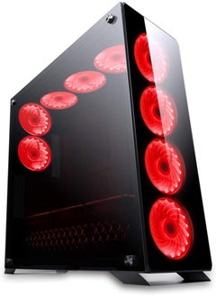 GC-801 Ironhide RGB Gaming Case – Spacious 450 x 210 x 530 mm Design, Premium Build for Gamers, Stylish RGB Lighting, Excellent Airflow, Compatible with Standard Motherboards – Ideal for High-Performance Setups