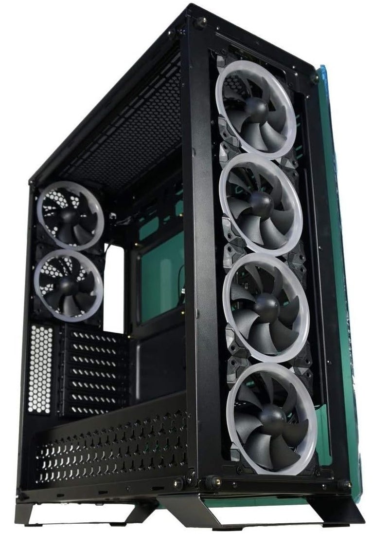 REDRAGON - GC-801 Ironhide RGB Gaming Case – Spacious 450 x 210 x 530 mm Design, Premium Build for Gamers, Stylish RGB Lighting, Excellent Airflow, Compatible with Standard Motherboards – Ideal for High-Performance Setups - Image 1