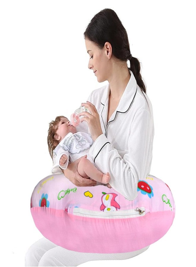 ParentsLap Gem Multipurpose Baby Feeding Nursing Cum Maternity Pillow for New Born (Pink) - Image 4