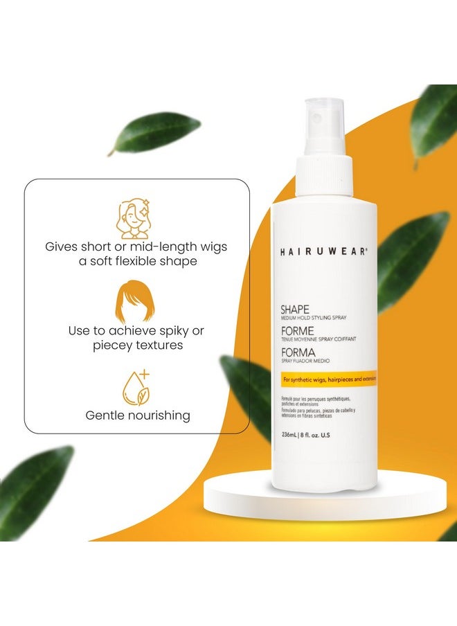 Hair u wear - Hairuwear Cleansing Shampoo, Restoring Conditioner And Styling Spray Essential Hair Care 8 Ounce… - Image 1