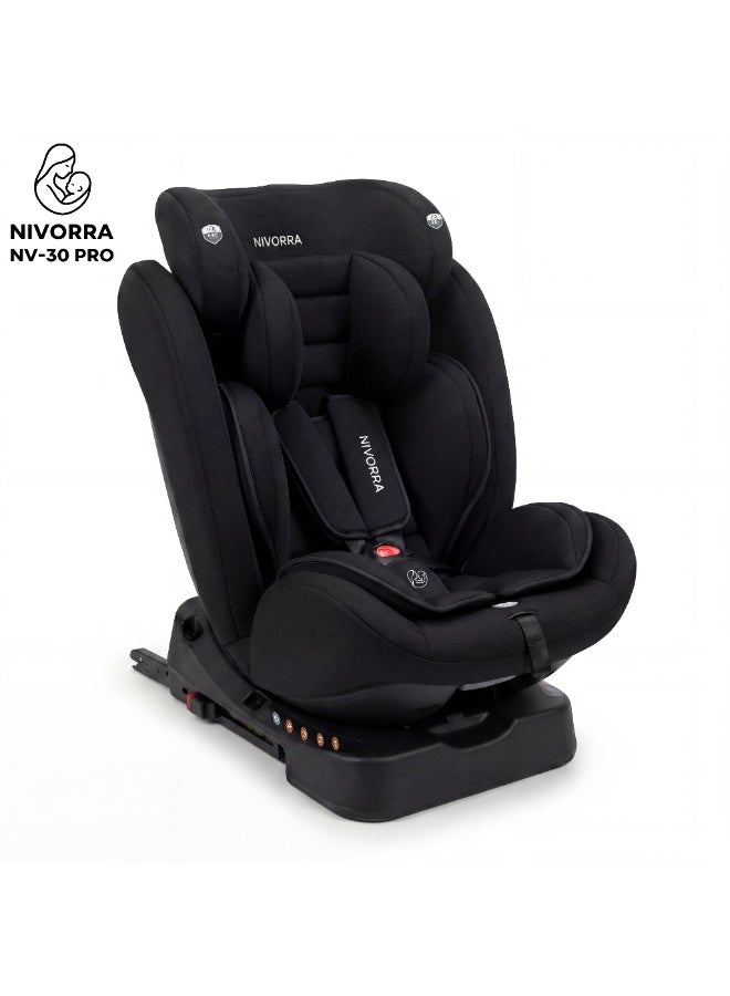 Nivorra Luxury All-in-One Baby Car Seat with  ISOFIX Safety System Certified for Infants to 12 Years - Image 3