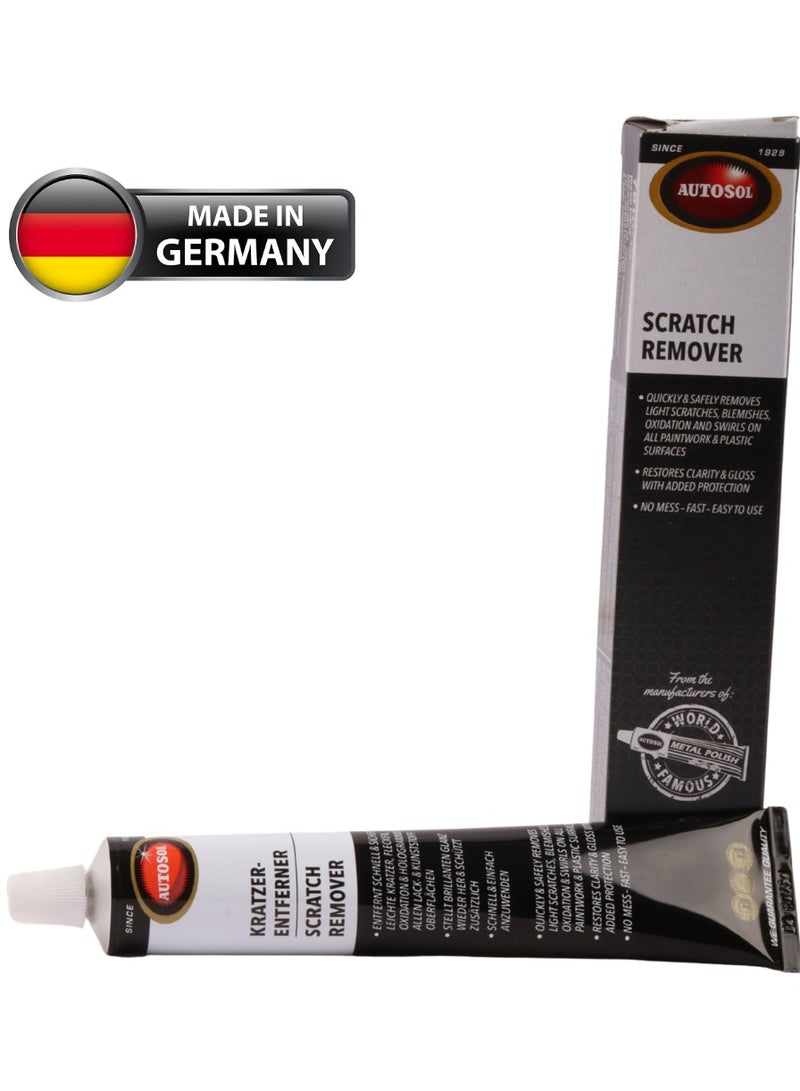 Autosol German-Made Multipurpose Scratch Remover - 75ml - For Paintwork and Plastic Surfaces  - Image 1